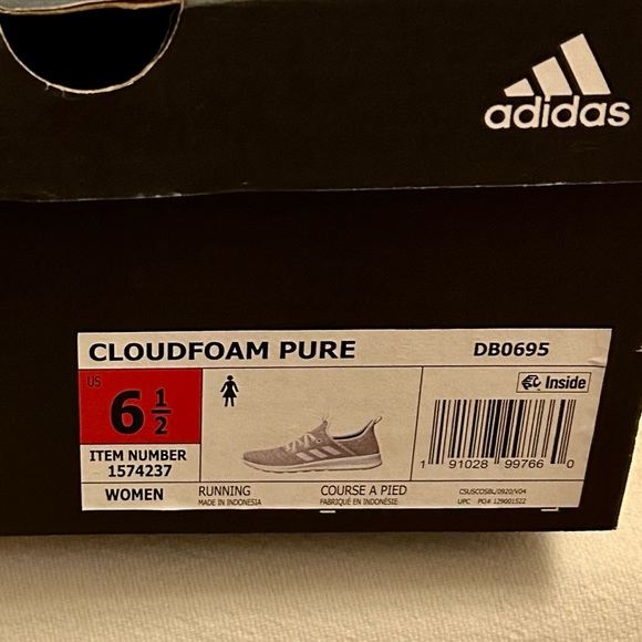 ADIDAS CLOUDFOAM PURE Sz 6.5 | Sneaker | Comfort | Pull On | NIB | - Picture 6 of 6